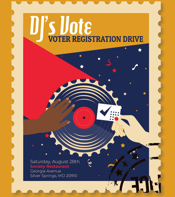 DJ's Vote Voter Registration Drive